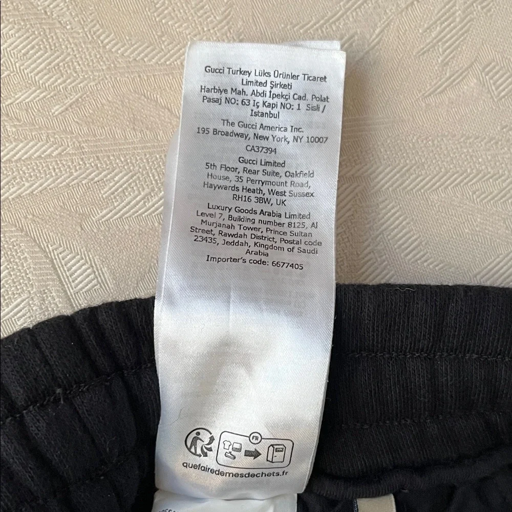 Gucci Men’s GG Logo Jogger Pants - Black - Size L - Alessandro Michele Era